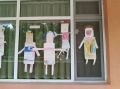 "Макет на човешка фигура"-изработване на обемна композиция - ДГ №8 Слънце - Търговище