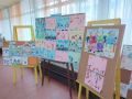 Изложба от детски рисунки , посветени на безопасността на движение по пътищата - ДГ №8 Слънце - Търговище