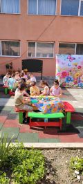 Дейности на открито в кът за учене и игра - ДГ №8 Слънце - Търговище